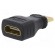 Adapter | HDMI socket,mini HDMI plug | black paveikslėlis 1
