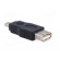 Adapter | OTG,USB 2.0 | USB A socket,USB B mini plug | black image 4