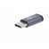 Adapter | OTG,USB 2.0 | USB B micro socket,USB C plug | grey paveikslėlis 2