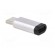Adapter | OTG,USB 2.0 | USB B micro socket,USB C plug | silver фото 4