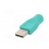 Adapter USB-PS2 | PS/2 socket,USB A plug | nickel plated | green image 2