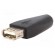 Adapter | USB 2.0 | Jack 3.5mm 3pin socket,USB A socket image 1