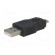Adapter | USB 2.0 | USB A plug,USB B micro plug | nickel plated paveikslėlis 2
