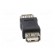Adapter | USB 2.0 | USB A socket,both sides | nickel plated | black image 5