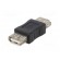 Adapter | USB 2.0 | USB A socket,both sides | nickel plated | black image 6
