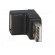 Adapter | USB 2.0 | USB A socket,USB A angled plug | gold-plated paveikslėlis 3