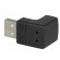 Adapter | USB 2.0 | USB A socket,USB A angled plug | gold-plated paveikslėlis 6