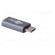 Adapter | USB 2.0 | USB B micro plug,USB C socket | Colour: grey paveikslėlis 8