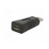 Adapter | USB 2.0 | USB B micro socket,USB C plug | black фото 6