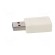 Adapter | USB 3.0 | USB A plug,USB C socket | Colour: white image 3