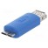 Adapter | USB 3.0 | USB A socket,USB B micro plug | nickel plated image 1