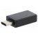 Adapter | USB 3.0 | USB A socket,USB C plug | black | Cablexpert paveikslėlis 1