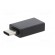 Adapter | USB 3.0 | USB A socket,USB C plug | black | Cablexpert paveikslėlis 2
