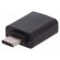 Adapter | USB 3.0 | USB A socket,USB C plug | nickel plated | 5Gbps image 1