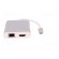 Adapter | USB 3.0,USB 3.1 | nickel plated | 200mm | Colour: silver paveikslėlis 9