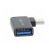 Adapter | USB 3.2 | USB A socket,USB C angled plug image 7