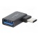 Adapter | USB 3.2 | USB A socket,USB C angled plug image 8