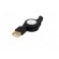 Cable | OTG,USB 2.0 | USB A socket,USB B micro plug | 0.75m | black image 2