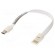 Cable | USB 3.0 | USB A plug,USB C plug | nickel plated | 0.23m paveikslėlis 1