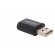 Adapter | USB 2.0 | Jack 3.5mm socket,USB A plug | Colour: black image 4