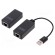 USB extender | USB 1.1,USB 2.0 | black | Cat: 5,5e,6 image 1