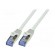 Patch cord | S/FTP | 6a | stranded | Cu | LSZH | grey | 3m | 26AWG image 2