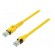 Patch cord | S/FTP | 6a | stranded | Cu | PUR | yellow | 5m | halogen free image 1