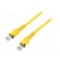 Patch cord | S/FTP | 6a | stranded | Cu | PUR | yellow | 5m | halogen free image 1
