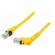 Patch cord | S/FTP | 6a | stranded | Cu | PUR | yellow | 2m | halogen free image 2