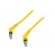 Patch cord | S/FTP | 6a | stranded | Cu | PUR | yellow | 7.5m | halogen free image 2
