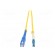 Fiber patch cord | LC/UPC,SC/UPC | 0.5m | LSZH | yellow | Wire dia: 3mm image 2