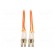 Fiber patch cord | OM2 | both sides,LC/UPC | 1m | LSZH | orange image 2