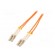 Fiber patch cord | OM2 | both sides,LC/UPC | 1m | LSZH | orange image 1