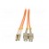 Fiber patch cord | OM2 | LC/UPC,SC/UPC | 1m | LSZH | orange image 2