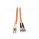 Fiber patch cord | OM2 | ST/UPC,LC/UPC | 5m | LSZH | orange image 2