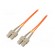 Fiber patch cord | OM2 | both sides,SC/UPC | 3m | LSZH | orange image 1