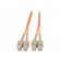 Fiber patch cord | OM2 | both sides,SC/UPC | 1m | LSZH | orange image 2