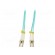 Fiber patch cord | OM3 | both sides,LC/UPC | 1m | LSZH | green фото 2
