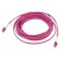 Fiber patch cord | OM4 | LC/UPC,both sides | 10m | LSZH | pink paveikslėlis 1