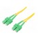 Fiber patch cord | both sides,SC/APC | 10m | LSZH | yellow image 1