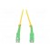 Fiber patch cord | both sides,SC/APC | 3m | LSZH | yellow фото 2