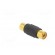 Adapter | RCA socket,both sides | Plating: gold-plated | black image 4