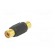 Adapter | RCA socket,both sides | Plating: gold-plated | black image 6