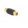 Adapter | RCA socket,both sides | Plating: gold-plated | black image 8
