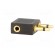 Cable | Jack 3.5mm 2pin plug x2,Jack 3.5mm 3pin socket | black image 9