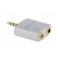 Cable | Jack 3.5mm socket x2,Jack 3.5mm plug | silver фото 8
