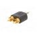 Adapter | Jack 3.5mm 3pin plug,RCA plug x2 | black image 2