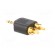 Adapter | Jack 3.5mm 3pin plug,RCA plug x2 | black image 8