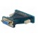 USB to RS232 converter | D-Sub 9pin plug,USB C plug | 1.3m paveikslėlis 2