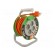 Extension lead | 3x1mm2 | reel | Sockets: 4 | PVC | orange | 10m | 10A image 1
